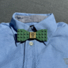 Blue shirt with a Lego bow tie for children