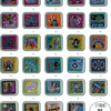 Lego tiles with print